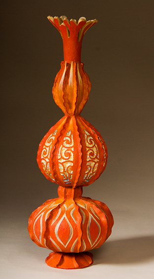 Orange Vase