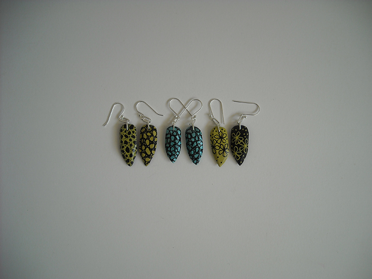 Gourd Seed Earrings sample collection 1